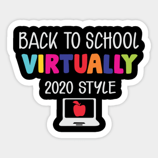 Back To School Virtual 2020 Sticker